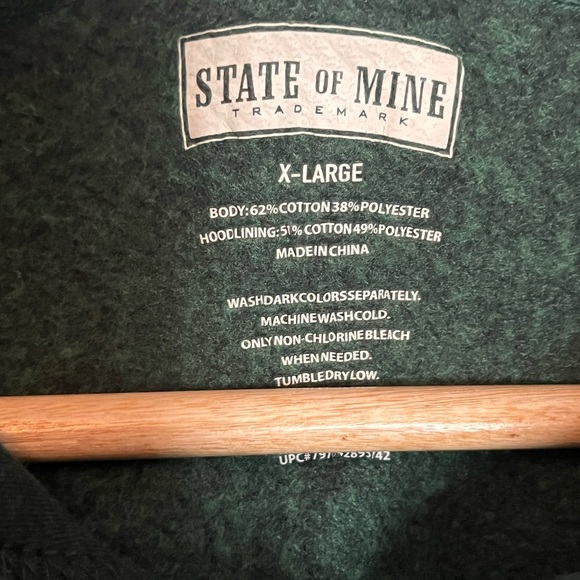 Florida State of Mind Green Unisex Hoodie with front pocket, XL - Picture 3 of 4